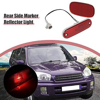 Amazon.com: X AUTOHAUX Exterior Rear Bumper End Reflector